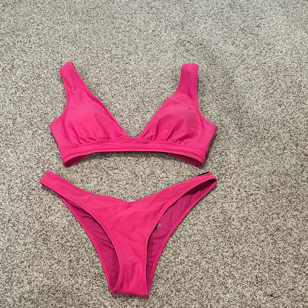 Kendall & Kylie Hot Pink Bikini Set